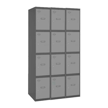 Vestiaire métallique 1800x900x500 - Gris - SIMON RACK - 8425437134746