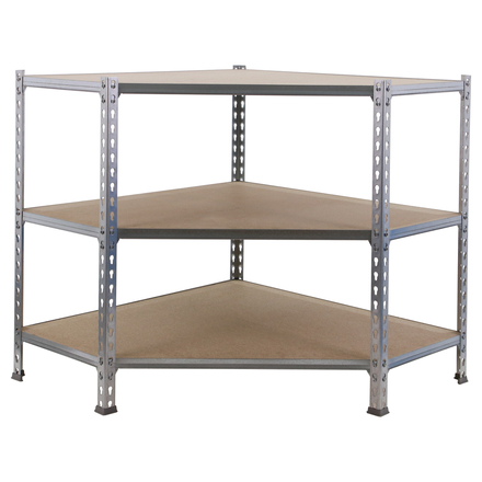 Étagère en kit charge légère sans vis 900x900x400 - 3 niveaux Bois - SIMON RACK - 8425437135149