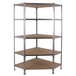 Étagère en kit charge légère sans vis 1800x900x400 - 5 niveaux Bois - SIMON RACK - 8425437135231