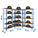 Rayonnage métallique léger sans vis 1800x1800x500 - 5 niveaux Bois - SIMON RACK - 8425437135422