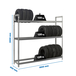 Rayonnage pour garage auto - 2000x1800x450 - 3 niveaux Galvanisé - SIMON RACK - 8425437135484