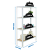 Rayonnage intérieur 1600x800x300 - 4 niveaux Blanc - SIMON RACK - 8425437137037