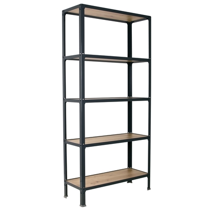 Rayonnage intérieur 1800x800x300 - 5 niveaux Anthracite - SIMON RACK - 8425437137075