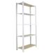 Rayonnage de bureau charge légère sans vis 2100x800x300 - 5 niveaux Blanc - SIMON RACK - 8425437137105