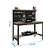Kit établi Bricolage - 1445x1210x610 - 3 niveaux Anthracite/Bois - SIMON RACK - 8425437138249
