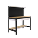 Kit établi Bricolage - 1445x1510x610 - 3 niveaux Anthracite/Bois - SIMON RACK - 8425437138287
