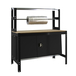 Kit établi Bricolage - 1445x910x760 - 1 niveau Anthracite/Bois - SIMON RACK - 8425437138379