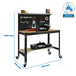 Kit établi mobile Bricolage - 1520x910x610 - 3 niveaux Anthracite/Bois - SIMON RACK - 8425437138645
