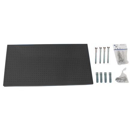 Kit établi mobile Bricolage - 600x1200x35 - 1 niveau Anthracite - SIMON RACK - 8425437138911