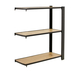 Rayonnage de bureau charge légère sans vis 1000x900x300 - 3 niveaux Anthracite - SIMON RACK - 8425437147197