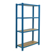 Rayonnage de bureau charge légère sans vis 1500x900x400 - 4 niveaux Bleu - SIMON RACK - 8425437147401
