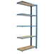 Rayonnage de bureau charge légère sans vis 2100x900x300 - 5 niveaux Bleu - SIMON RACK - 8425437147470