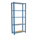 Rayonnage de bureau charge légère sans vis 2100x900x400 - 5 niveaux Bleu - SIMON RACK - 8425437147548