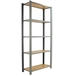 Rayonnage de bureau charge légère sans vis 2100x900x400 - 5 niveaux Gris - SIMON RACK - 8425437147661