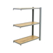 Rayonnage de bureau charge légère sans vis 1000x900x400 - 3 niveaux Gris - SIMON RACK - 8425437147685