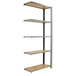 Rayonnage de bureau charge légère sans vis 2100x900x300 - 5 niveaux Gris - SIMON RACK - 8425437147715