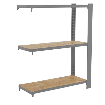 Rayonnage de bureau charge légère sans vis 1000x900x400 - 3 niveaux Gris - SIMON RACK - 8425437147807