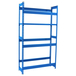 Rayonnage léger tri de bouteille sans vis 1000x1000x300 - 4 niveaux Bleu - SIMON RACK - 8425437147944