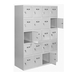 Vestiaire métallique 1800x1600x500 - Gris - SIMON RACK - 8425437148385
