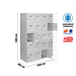 Vestiaire métallique 1800x1600x500 - Gris - SIMON RACK - 8425437148385