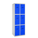 Vestiaire métallique 1800x800x500 - Gris/Bleu - SIMON RACK - 8425437148484