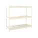 Étagère mobile charge moyenne 400kg - 1500x1200x750 - 3 niveaux Blanc - SIMON RACK - 8425437150524