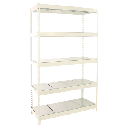 Étagère mobile charge moyenne 400kg - 2000x1200x750 - 5 niveaux Blanc - SIMON RACK - 8425437150616