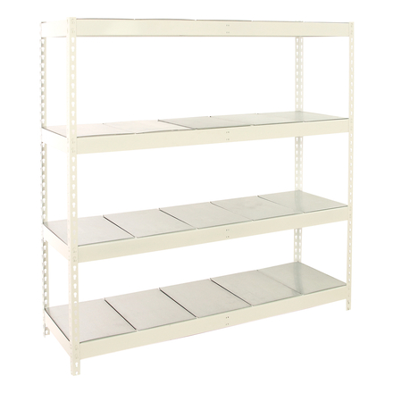 Étagère mobile charge moyenne 400kg - 2000x1500x750 - 4 niveaux Blanc - SIMON RACK - 8425437151019