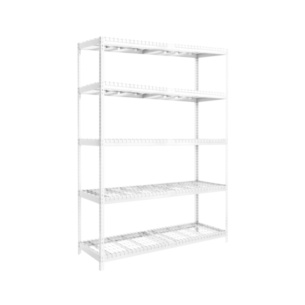 Étagère mobile charge moyenne 400kg - 2000x1800x600 - 5 niveaux Blanc - SIMON RACK - 8425437151286