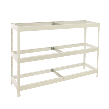 Étagère mobile charge moyenne 400kg - 2000x1800x750 - 3 niveaux Blanc - SIMON RACK - 8425437151293