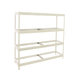 Étagère mobile charge moyenne 400kg - 2000x1800x750 - 4 niveaux Blanc - SIMON RACK - 8425437151323