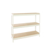 Étagère charge moyenne 500 à 600kg - 1500x1200x450 - 3 niveaux Blanc/Bois - SIMON RACK - 8425437151811