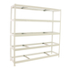 Étagère charge moyenne 500 à 600kg - 2000x2400x750 - 5 niveaux Blanc - SIMON RACK - 8425437153471