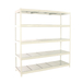Étagère charge moyenne 500 à 600kg - 2000x2400x750 - 5 niveaux Blanc - SIMON RACK - 8425437153495