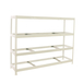 Étagère charge moyenne 500 à 600kg - 2000x2400x900 - 4 niveaux Blanc - SIMON RACK - 8425437153532