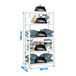 Rayonnage métallique léger à vis 1800x900x400 - 5 niveaux Blanc - SIMON RACK - 8425437180408