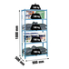 Rayonnage métallique léger sans vis 1800x900x500 - 5 niveaux Bleu/Blanc - SIMON RACK - 8435104912584