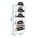 Rayonnage de bureau charge légère sans vis 2100x900x300 - 5 niveaux Blanc - SIMON RACK - 8435104914267