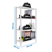 Rayonnage de bureau charge légère sans vis 1500x900x400 - 4 niveaux Blanc - SIMON RACK - 8435104914281