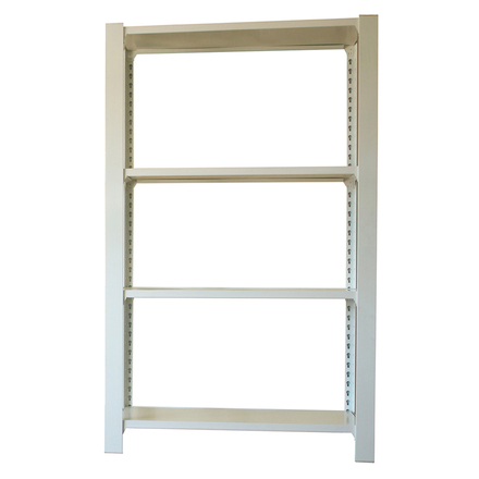 Rayonnage de bureau charge légère sans vis 1500x900x400 - 4 niveaux Gris - SIMON RACK - 8435104916605