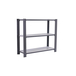 Rayonnage de bureau charge légère sans vis 1000x900x400 - 3 niveaux Gris/Blanc - SIMON RACK - 8435104916841