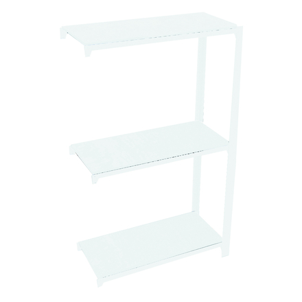 Rayonnage de bureau charge légère sans vis 1000x900x400 - 3 niveaux Gris - SIMON RACK - 8435104916957