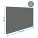 Panneau perforé 1200x600 Gris - SIMON RACK - 8435104919132