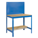 Kit établi Bricolage - 1445x1210x610 - 2 niveaux Bleu/Bois - SIMON RACK - 8435104919682
