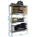 Étagère mobile charge moyenne 400kg - 2000x1200x450 - 4 niveaux Bois - SIMON RACK - 8435104922743