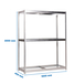Étagère charge moyenne 500 à 600kg - 2000x1800x450 - 3 niveaux Galvanisé - SIMON RACK - 8435104924990