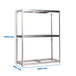 Étagère charge moyenne 500 à 600kg - 2000x1800x900 - 3 niveaux Galvanisé - SIMON RACK - 8435104925010