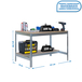 Kit établi Bricolage - 842x1510x760 - 2 niveaux Bois - SIMON RACK - 8435104931929