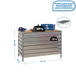 Kit établi Bricolage - 842x1210x760 - 1 niveau Gris/Bois - SIMON RACK - 8435104932902