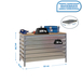 Kit établi Bricolage - 842x1510x760 - 1 niveau Gris/Bois - SIMON RACK - 8435104932933